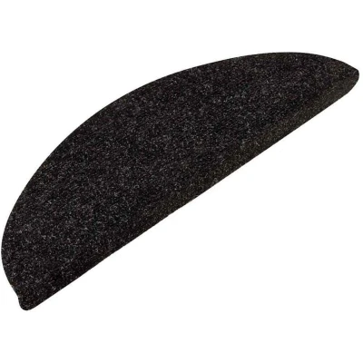 Image of vidaXL Stair Mats Self adhesive 15 pcs 56x17x3 cm Anthracite
