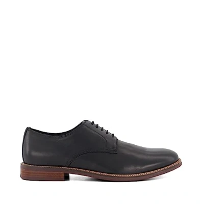 Image of Dune London Mens STANLEYYY Smart Lace Up Shoes Black Leather (archived) Size UK 11