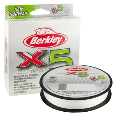 Image of Berkley X5 Braided Fishing Line Strong 5 Strand Braid for Saltwater and Freshwater