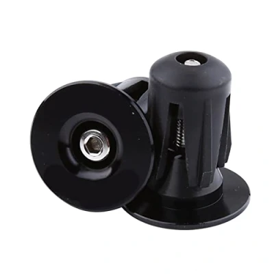 Image of VBESTLIFE 2pcs Bicycle Handlebars Bar Grips End Plugs Perfect for Most Bicycles Road Bike(Black)