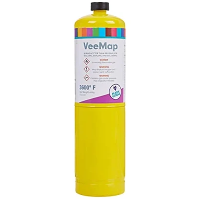 Image of Mark Vitow MAPP Map Gas Plus Cylinder, Yellow, 453 g