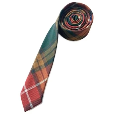 Image of Men&#039;s Buchanan Tartan Skinny Thin Width Neck Tie