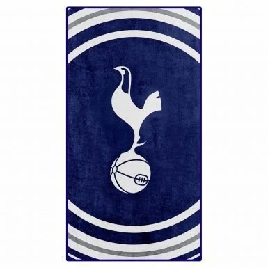 Image of Official Tottenham Football Crest Bath Towel (100% Cotton)