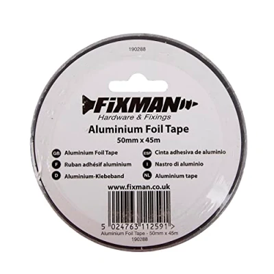 Image of Fixman Aluminium Foil Tape 50mm x 45m