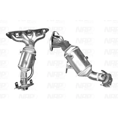 Image of 1714021110 Catalytic Converter NAP carparts CAK11323 Up to Euro 5 E9 103R