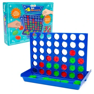 Image of abeec 4 To Score Board Game Family Games For Kids And Adults Ideal Travel On Plane Engaging In A Row Table Toys