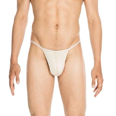 Image of Hom Men&#039;s Plume G String Beige (skin coloured), L