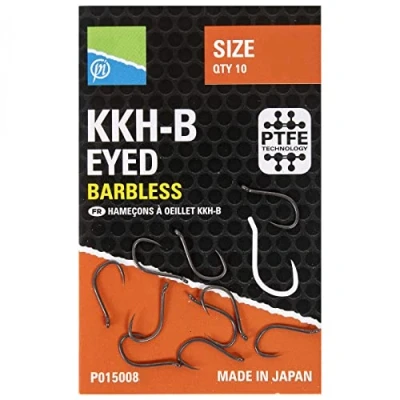 Image of Preston Innovations KKH B Eyed Barbless (10)