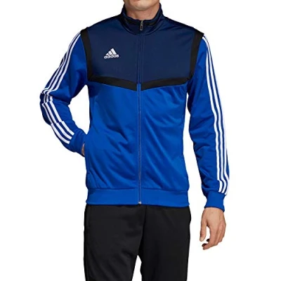 Image of adidas Men&#039;s TIRO19 PES JKT Sport Jacket, Bold Blue/White, S