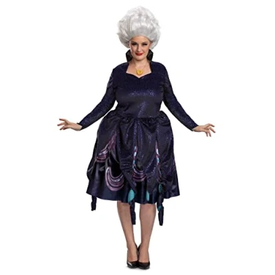 Image of DISGUISE Adult Little Mermaid Live Action Deluxe Ursula Fancy Dress Costume Medium