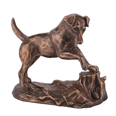 Image of JACK RUSSELL Bronze Dog Sculpture by Harriet Glen