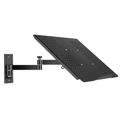 Image of Drall Black Universal Wall Mount with Shelf Adaptor Plate for Laptop Notebook Netbook Tablet PC Model: L52B APBA