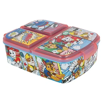 Image of Stor Paw Patrol Kids Children’s 3 Compartment Sandwich Lunch Box