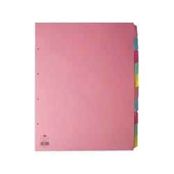 Image of Concord Subject Dividers 160gsm Upright 10 Part A3 70299/J2