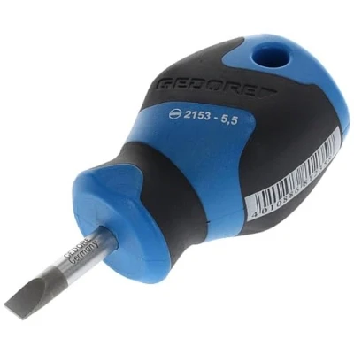 Image of Gedore 2153 5,5 Screwdriver Stubby 5.5 mm
