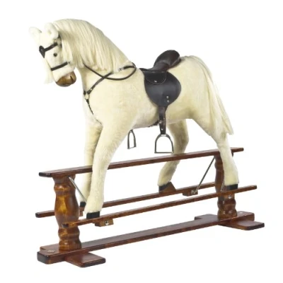 Image of &quot;ALBINO&quot; LUXURIOUS VERY LARGE Rocking Horse &quot;SUN II&quot; MJMARK 6 13 years