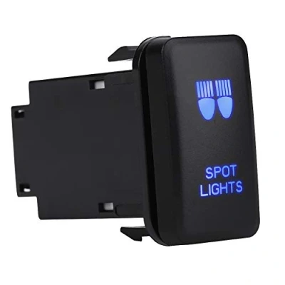 Image of Toggle Switch, 12V Car Rocker Switch with Blue LED for Hilux Landcruiser VIGO (SPOT LIGHTS)