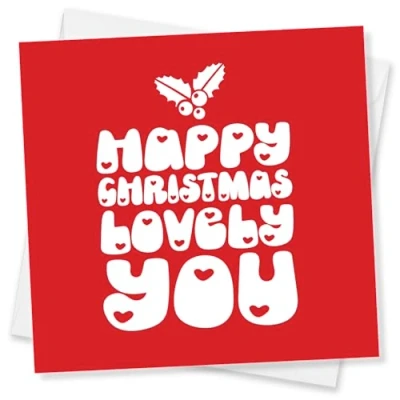 Image of Punkcards Christmas Cards for Women, Friend Card, Card Female, Made in UK