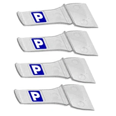 Image of Family Motoring &amp; Leisure 4 x Car Windscreen Parking Ticket Permit Pass Holder Clip (4 Pack)
