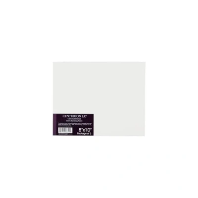 Image of Centurion All Media Primed Linen Panels 8x10 3 Pack 11oz Universal Canvas Boards for Painting, Mounted on MDF Wood, Non Warping, Ideal Artists, Professionals, Painters, Students