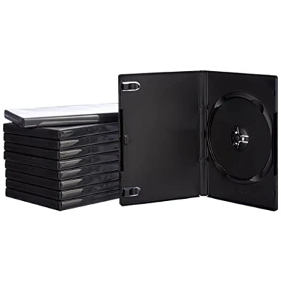 Image of Hama DVD Jewel Cases with Foil 10 Pack Black