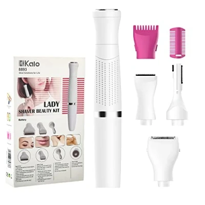 Image of Womens Razors Rechargeable Eyebrow Trimmer Nose and Ear for Men Facial Hair Remover Womens, Nasal Face Shaver Electric Razor