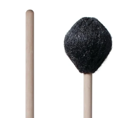 Image of Vic FIrth Corpsmaster® Series Marimba Mallets M181 Yarn Synthetic Core Medium Black