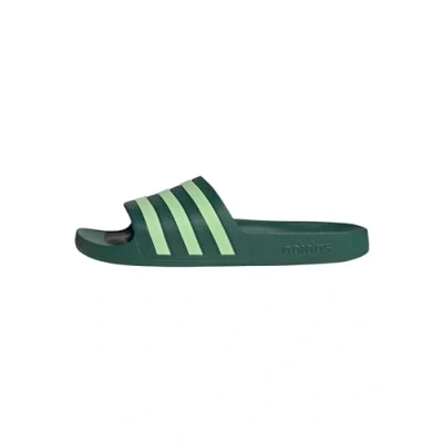 Image of adidas Unisex Adilette Aqua Slides Flip Flop, Collegiate Green/semi Green Spark/Collegiate Green, 9 UK