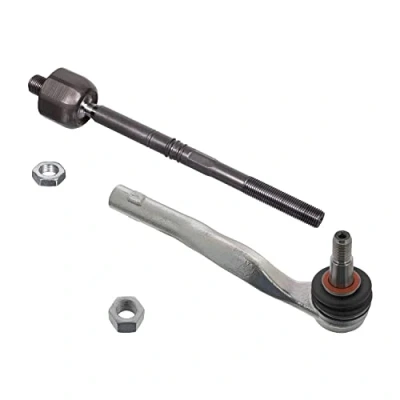 Image of 2043302003, 2043302003S3, 2123302803, A2043302003, A2043302003S3 Tie Rod FEBI BILSTEIN 102766 Front Axle Right with lock nuts