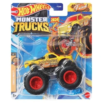 Image of Hot Wheels Monster Trucks New for 2024 1:64 Scale (All Fried Up 1/5 Snack Pack)