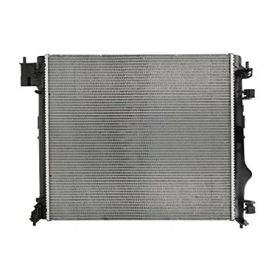 Image of 214101263R Engine radiator VALEO 701641 Aluminium 539mm 487mm 27mm Brazed cooling fins RENAULT: Kadjar