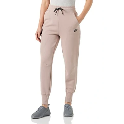 Image of Nike NSW Tch FLC Essntl Hr Pants Diffused Taupe/Black L