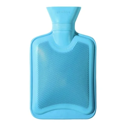 Image of iPEAK Hot Water Bottle Bag 2L Large for Neck and Shoulder Pain Relief Hand Feet Warmer (2L Blue)