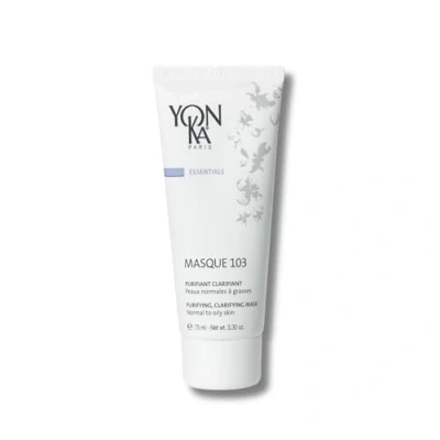 Image of Masque103 Yonka Face Mask For Normal to Oily Skin 75ml Detoxifying Clays and Purifying Essential Oils Cleanses, Absorbs Excess Sebum Shrinks Pores Acne Blemishes Water Rinse