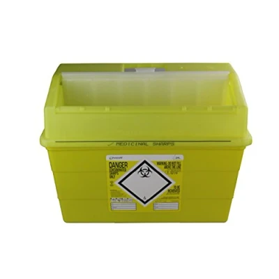 Image of Frontier 41202431 Medical Sharps Disposal Bin/Box, 24 L