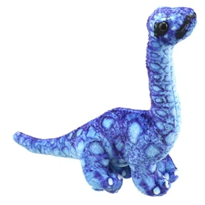 Image of The Puppet Company Dinosaur Finger Puppets Brontosaurus (Blue), PC002238