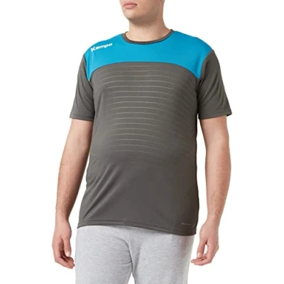 Image of Kempa Men&#039;s Emotion 2.0 Trikot Shirt, Anthracite/kempblue, XXL