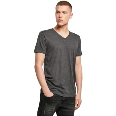 Image of Build Your Brand Men&#039;s T Shirt Light Tee V Neck Top for Men in Many Colours Sizes S 5XL