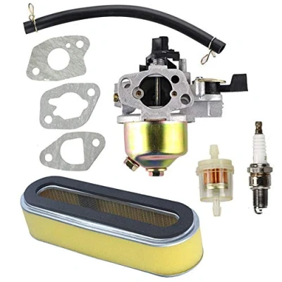 Image of Hippotech Carburetor with Air Filter Replacement for Honda GXV120 GXV140 GXV160 Engine HR194 HR195 HR214 HRA214 HR215 HR216 HRA216 HRC216 Lawn Mower
