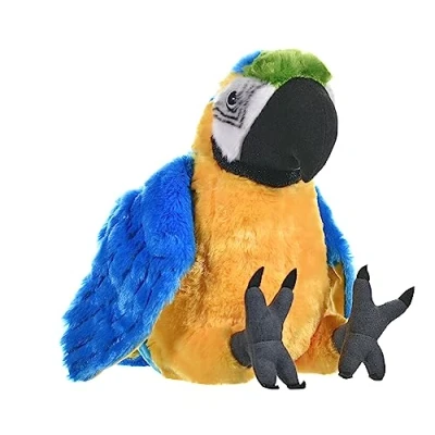 Image of Wild Republic 12248 Cuddlekins Papagayo Ara Peluches, Blue &amp; Yellow Macaw, 30 cm