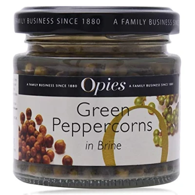 Image of Opies Green Peppercorns in Brine 115g