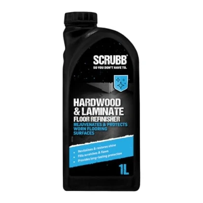 Image of SCRUBB Hardwood &amp; Laminate Floor Finisher, Rejuvenates Restores Flooring, Long Lasting Protection, Creates Coating, 1Ltr