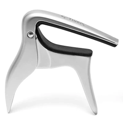 Image of TIGER GACAPO5 Trigger Capo for Ukulele Genuine Chrome