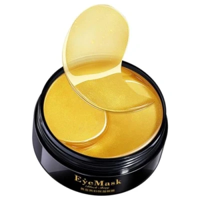Image of 24K Gold Eye Mask 30 Pairs Puffy Eyes &amp; Dark Circles Treatments,Reduce Under Bags and Smooth Wrinkles,Eye Skin Care Pads With Collagen