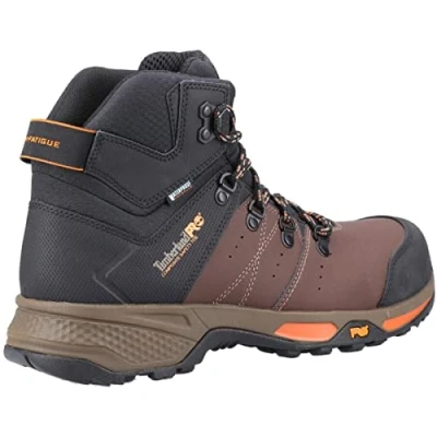 Image of Timberland Pro Switchback WATERPROOF Work Boot Mens Brown material_leather1 Size UK 8