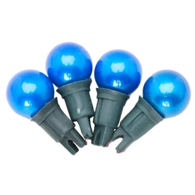 Image of Christmas Concepts® Pack of 4 Blue Berry Push in Spare Bulbs 5V 0.7W Replacement
