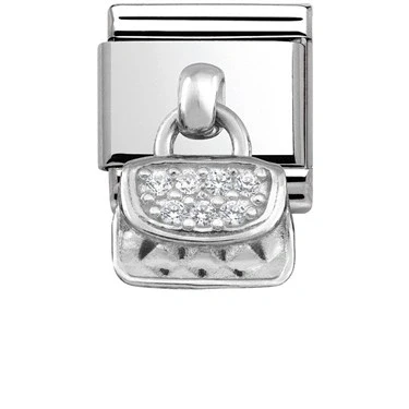 Image of Nomination Silver Hanging Bag Charm