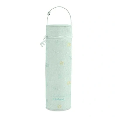 Image of Miniland Thermibag Mint 500ml. Isothermal Cover with Handle for Easy Hanging and Carrying. Ideal Bottles or thermoses. Dolce Collection.