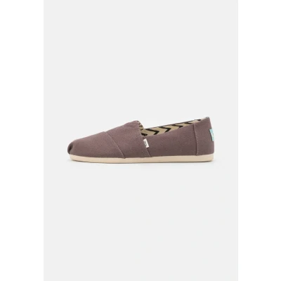 Image of TOMS Alpargata Vegan Slipons ash, Women&#039;s, Size: 3.5, Ash Cotton