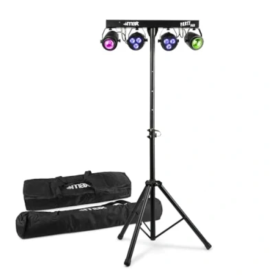 Image of MAX PartyBar1 LED Disco Party Light Bar with Stand and Case, Jellymoon &amp; Par Multi Effects Lighting